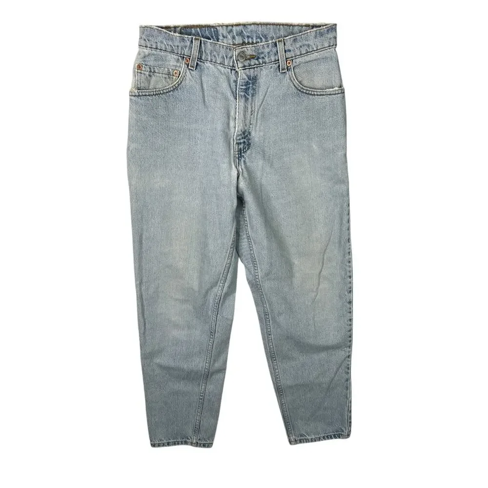 Levi’s Vintage 560 Loose Fit Tapered Denim Jeans 80s FLAW Light Wash Mens 30x30